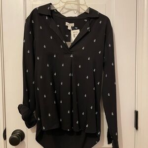 Garnet Hill Tencel blouse